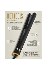 HOT TOOLS EVOLVE 1" BLACK GOLD IONIC SALON FLAT IRON