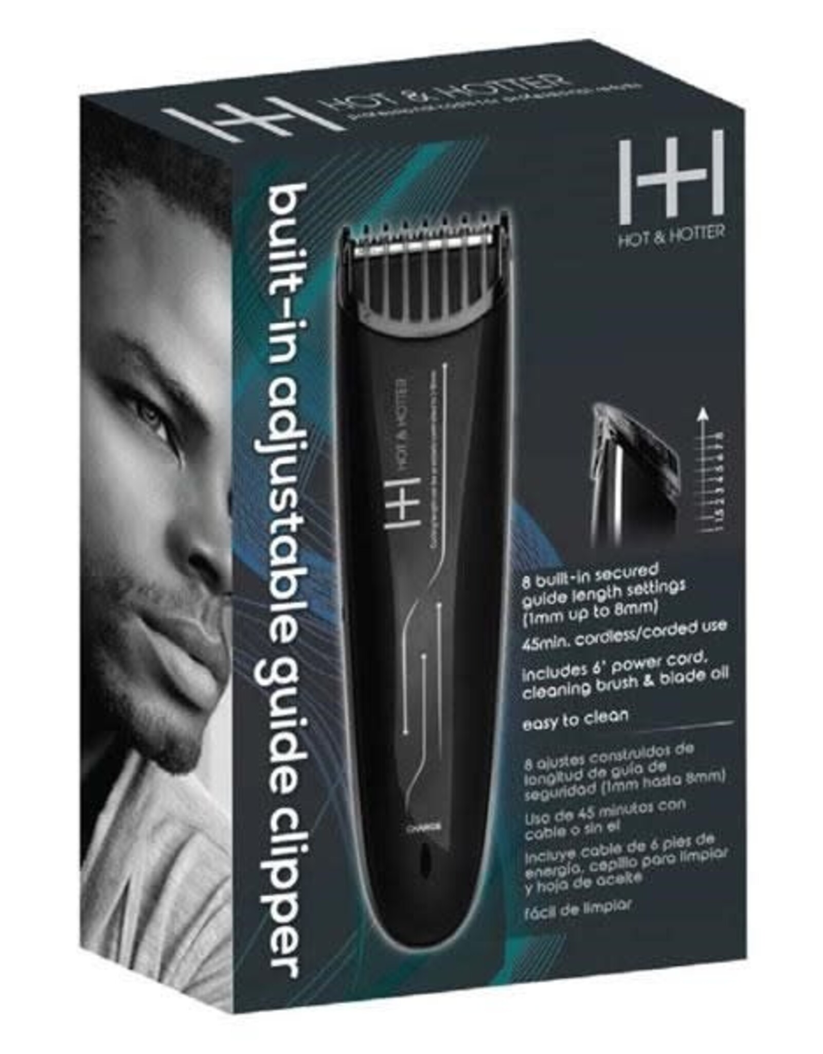 HOT & HOTTER BUILT-IN ADJUSTABLE GUIDE CLIPPER