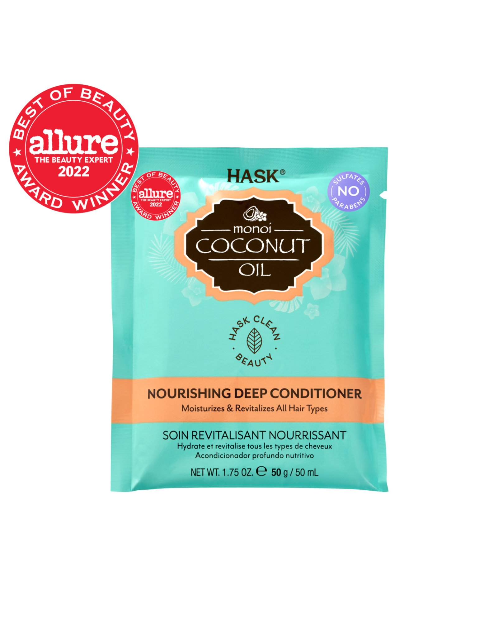 HASK MONOI COCONUT OIL NOURISHING DEEP CONDITIONER 1.75OZ