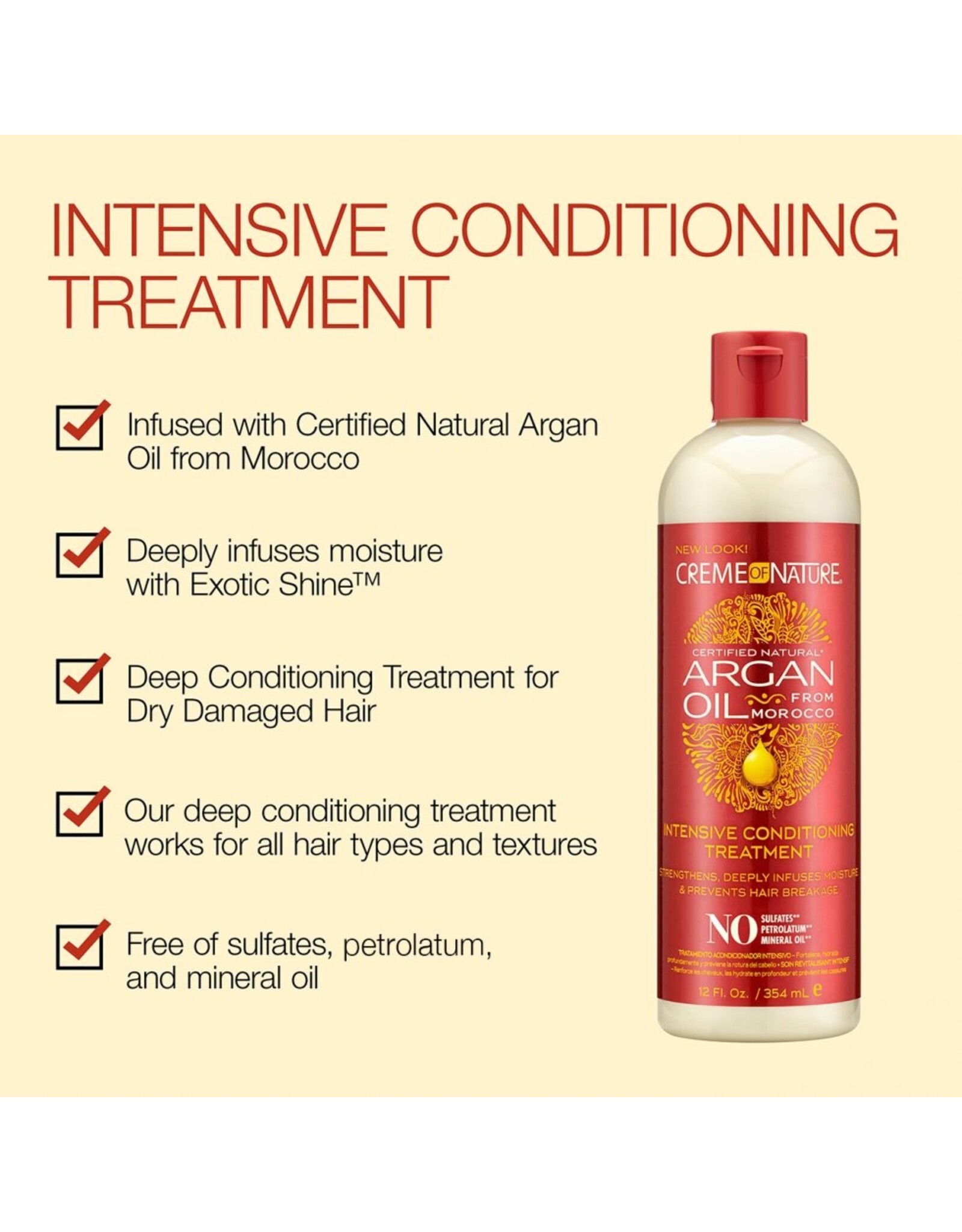 CREME OF NATURE ARGAN OIL INTENSIVE CONDITIONING TREATMENT