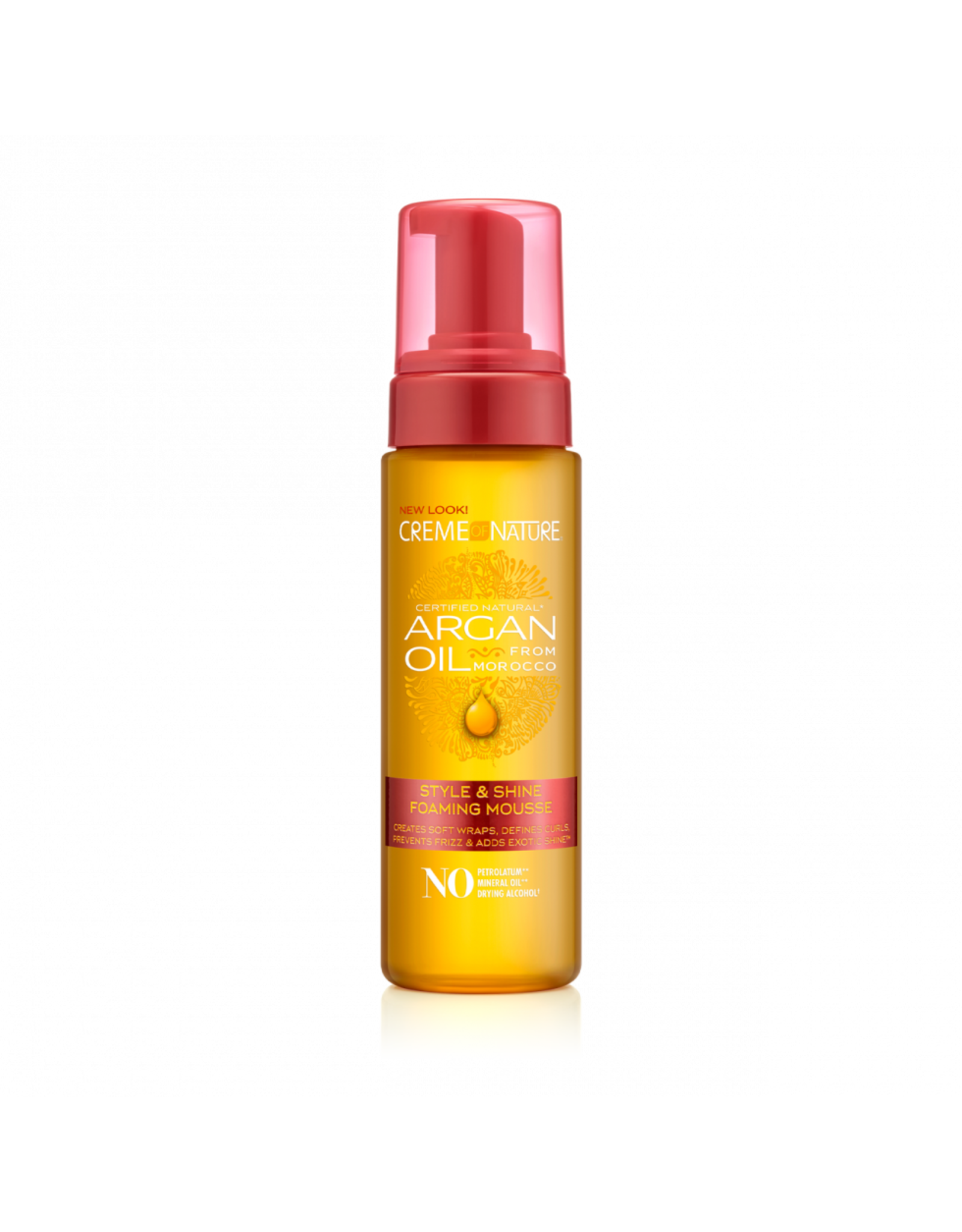 CREME OF NATURE ARGAN OIL STYLE & SHINE FOAMING MOUSSE