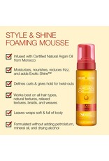 CREME OF NATURE ARGAN OIL STYLE & SHINE FOAMING MOUSSE