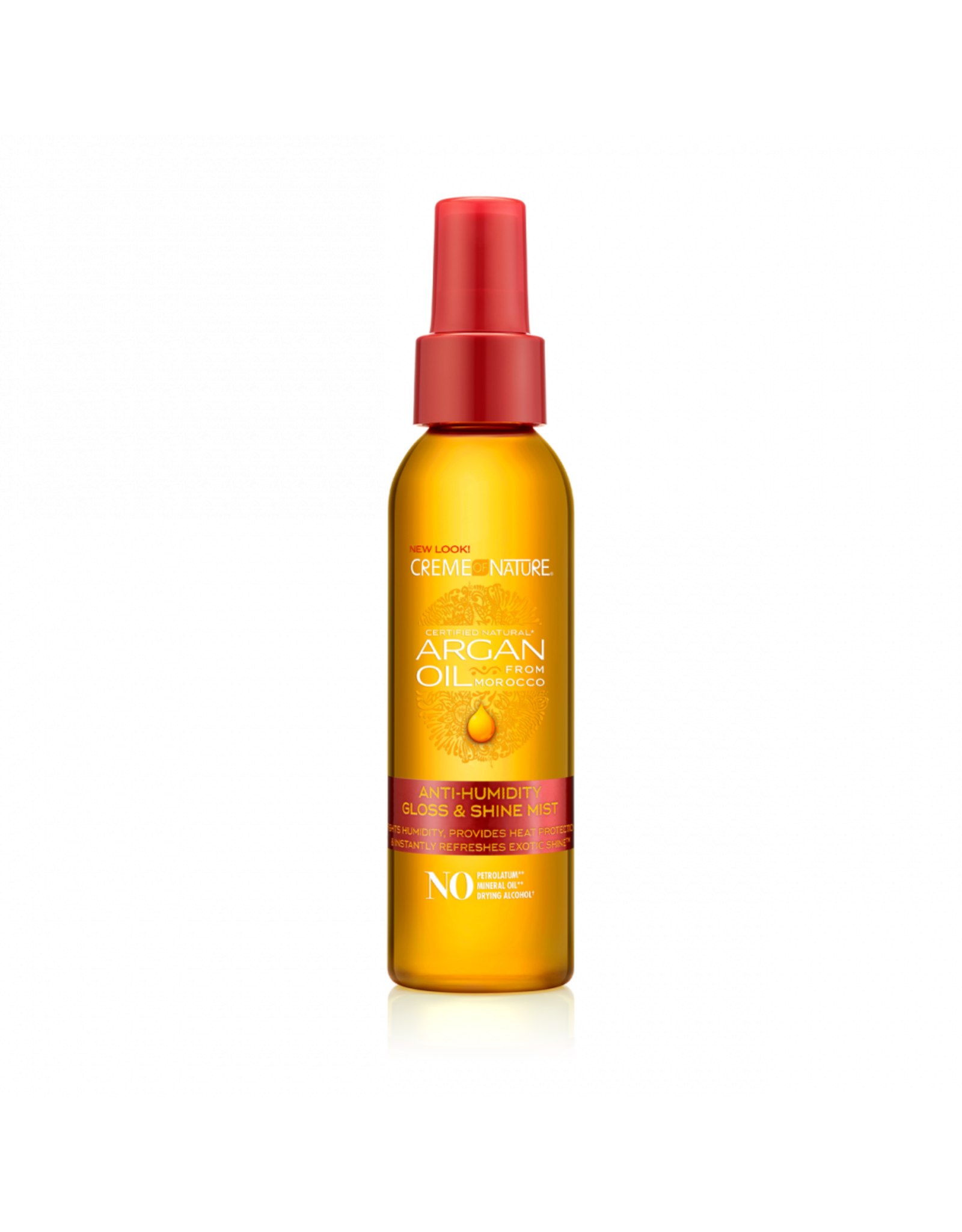 CREME OF NATURE ARGAN OIL ANTI-HUMIDITY GLOSS & SHINE MIST 4OZ