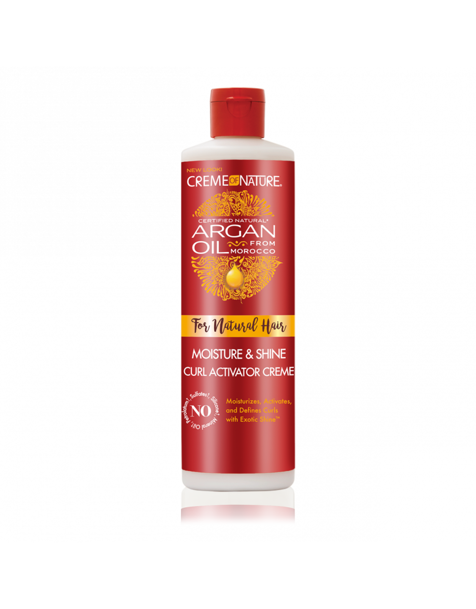 CREME OF NATURE ARGAN FOR NATURAL HAIR MOISTURE & SHINE CURL ACTIVATOR CREME 12OZ