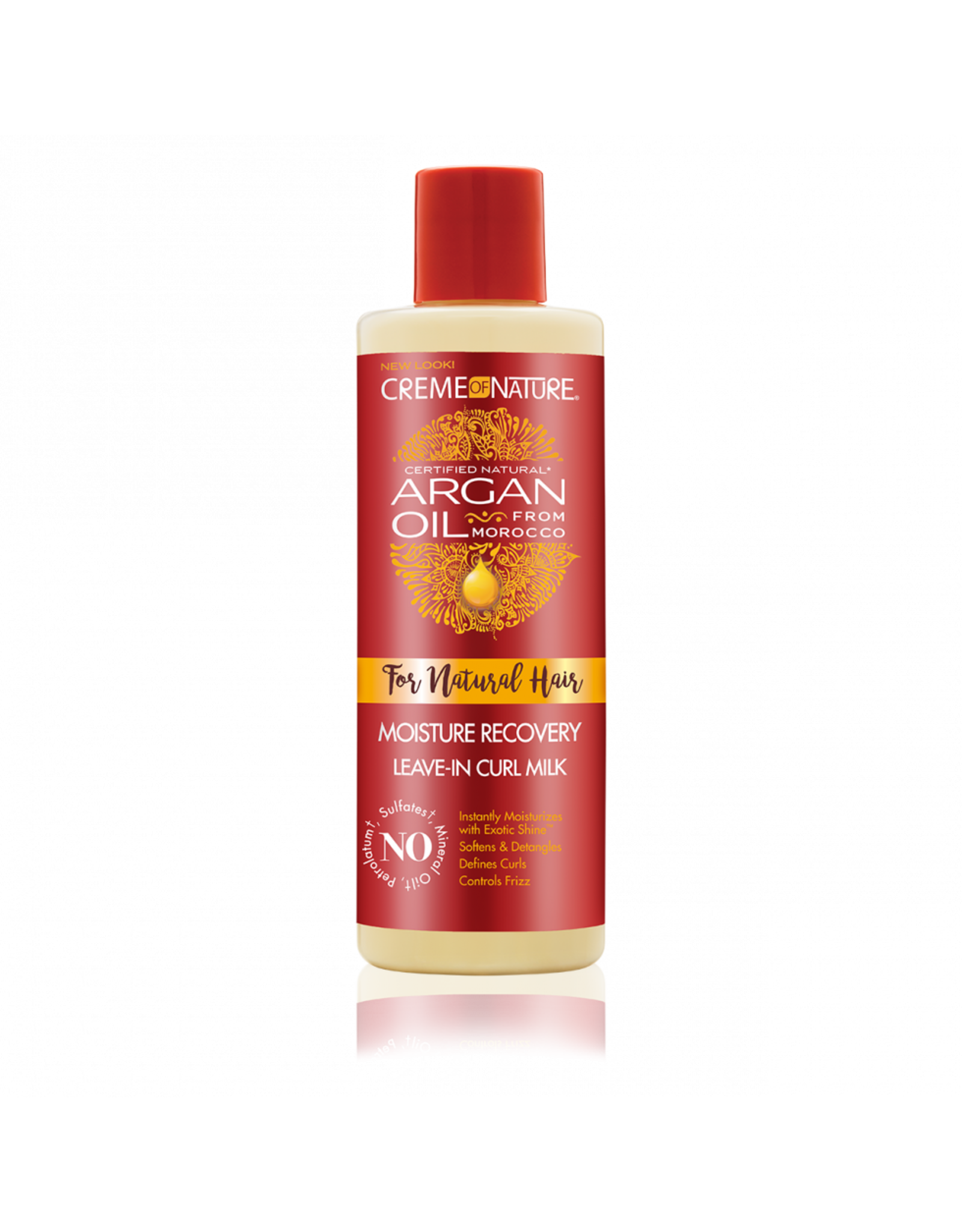 CREME OF NATURE ARGAN FOR NATURAL HAIR MOISTURE RECOVERY LEAVE-IN HAIR MILK 8OZ