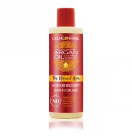 CREME OF NATURE ARGAN FOR NATURAL HAIR MOISTURE RECOVERY LEAVE-IN HAIR MILK 8OZ
