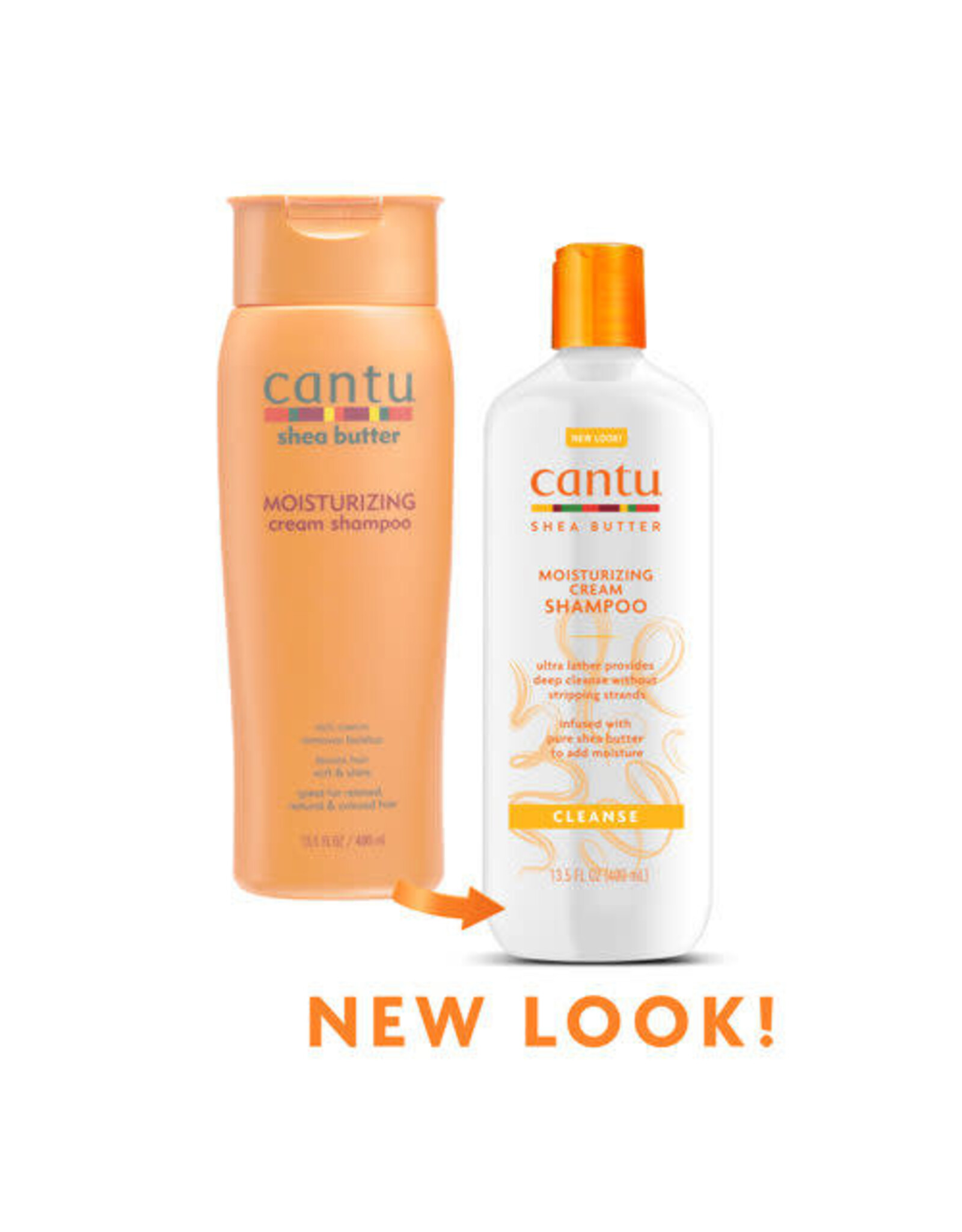 CANTU MOISTURIZING CREAM SHAMPOO 13.5OZ