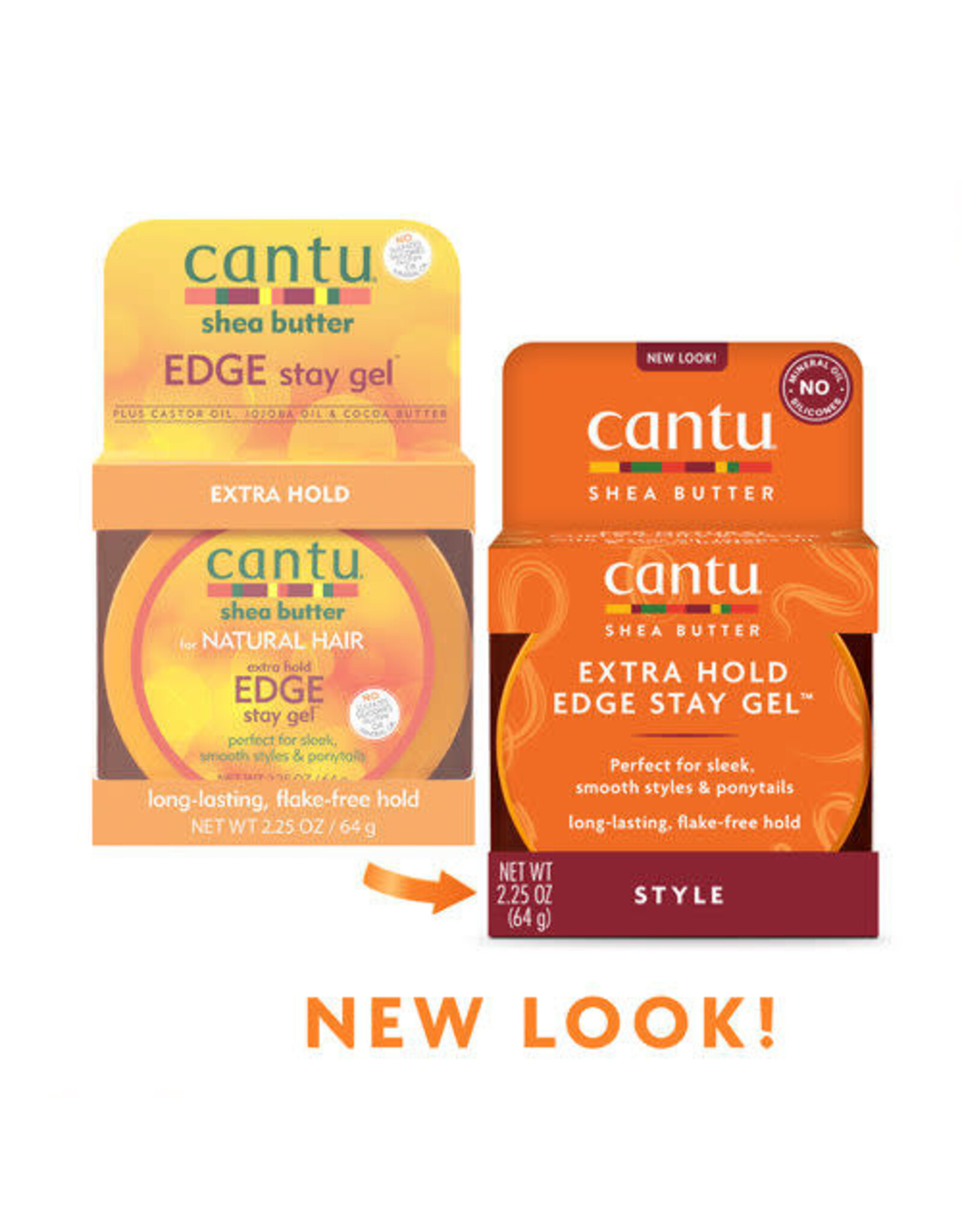 CANTU NATURAL HAIR EDGE STAY GEL EXTRA HOLD 2.25OZ