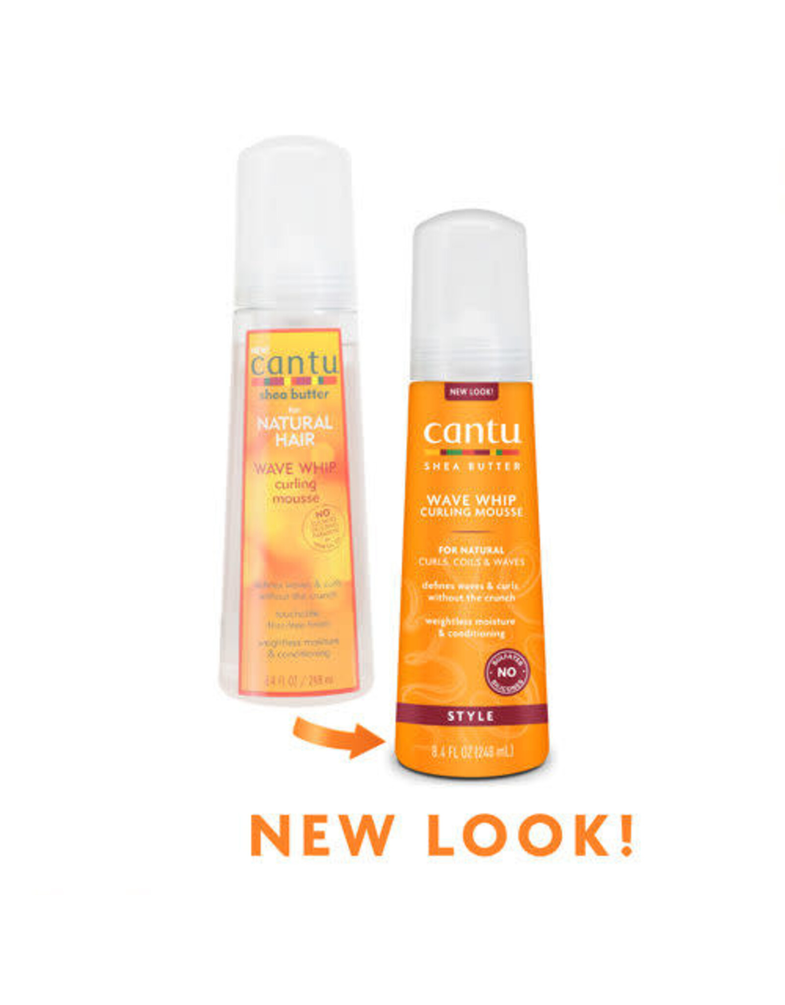 CANTU NATURAL HAIR WAVE WHIP CURLING MOUSSE 248ML