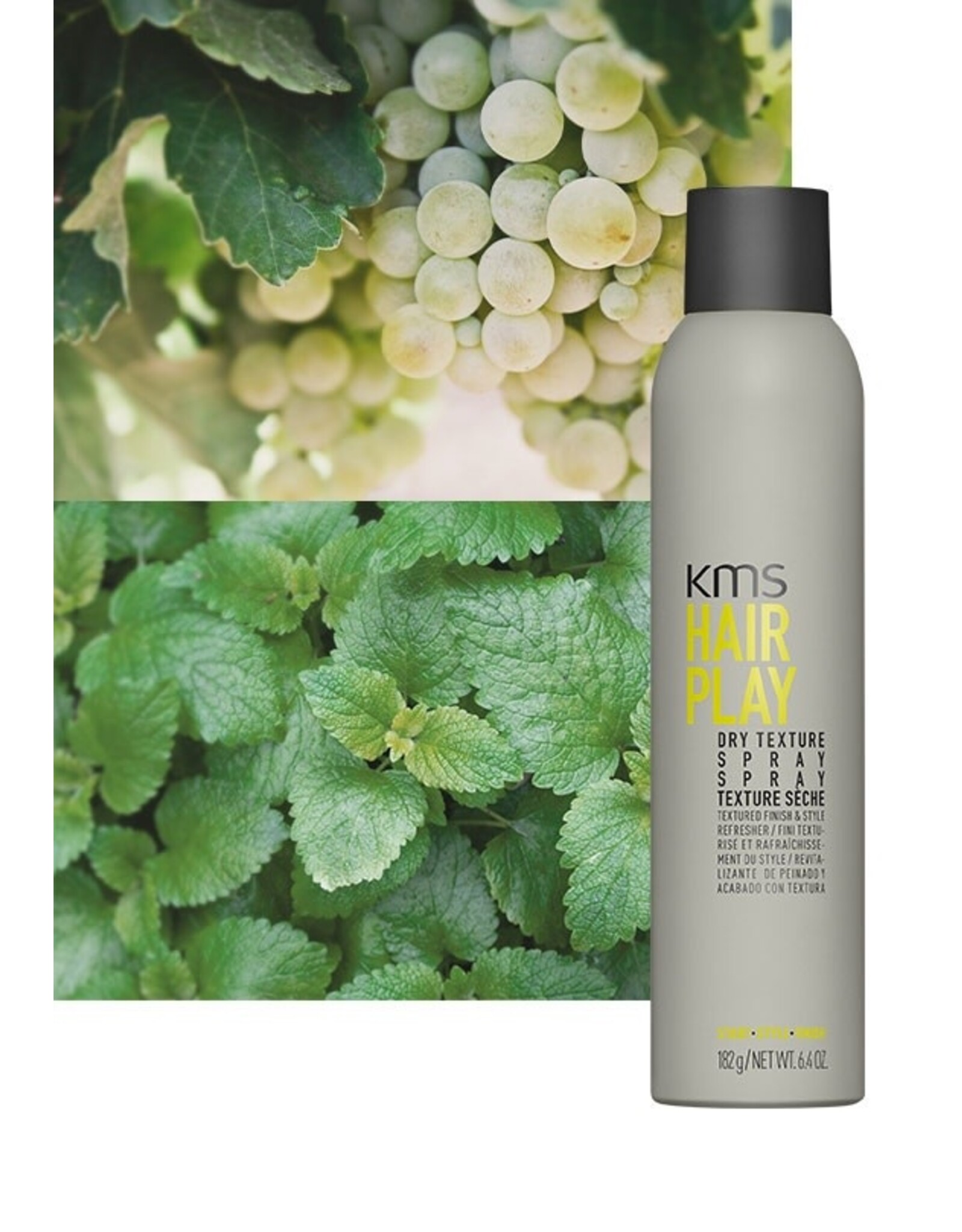 KMS HAIR PLAY DRY TEXTURE SPRAY 250ML