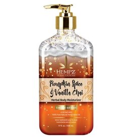 HEMPZ PUMPKIN SPICE & VANILLA CHAI HERBAL BODY MOISTURIZER 17OZ