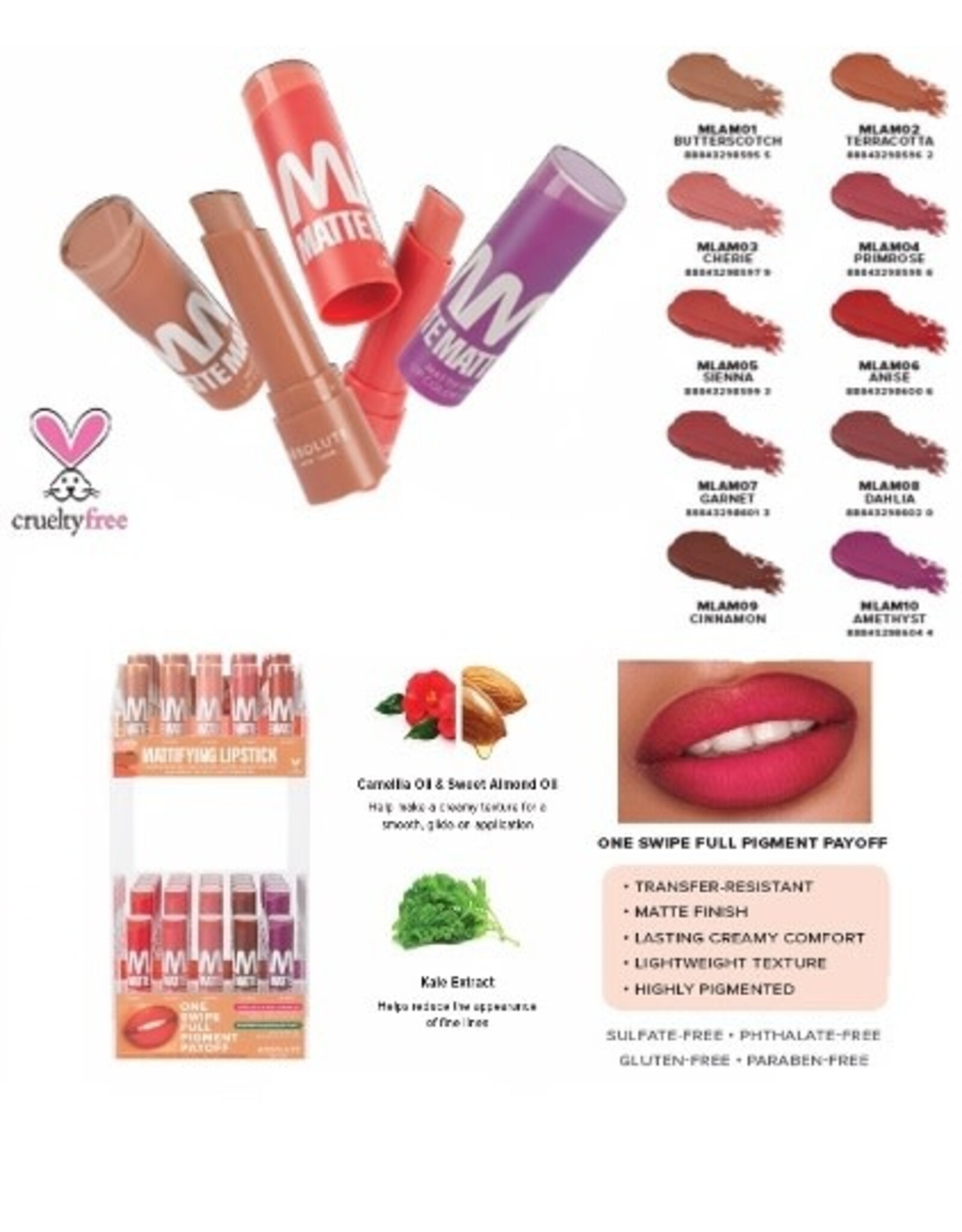 NICKA K MATTE LIPSTICK