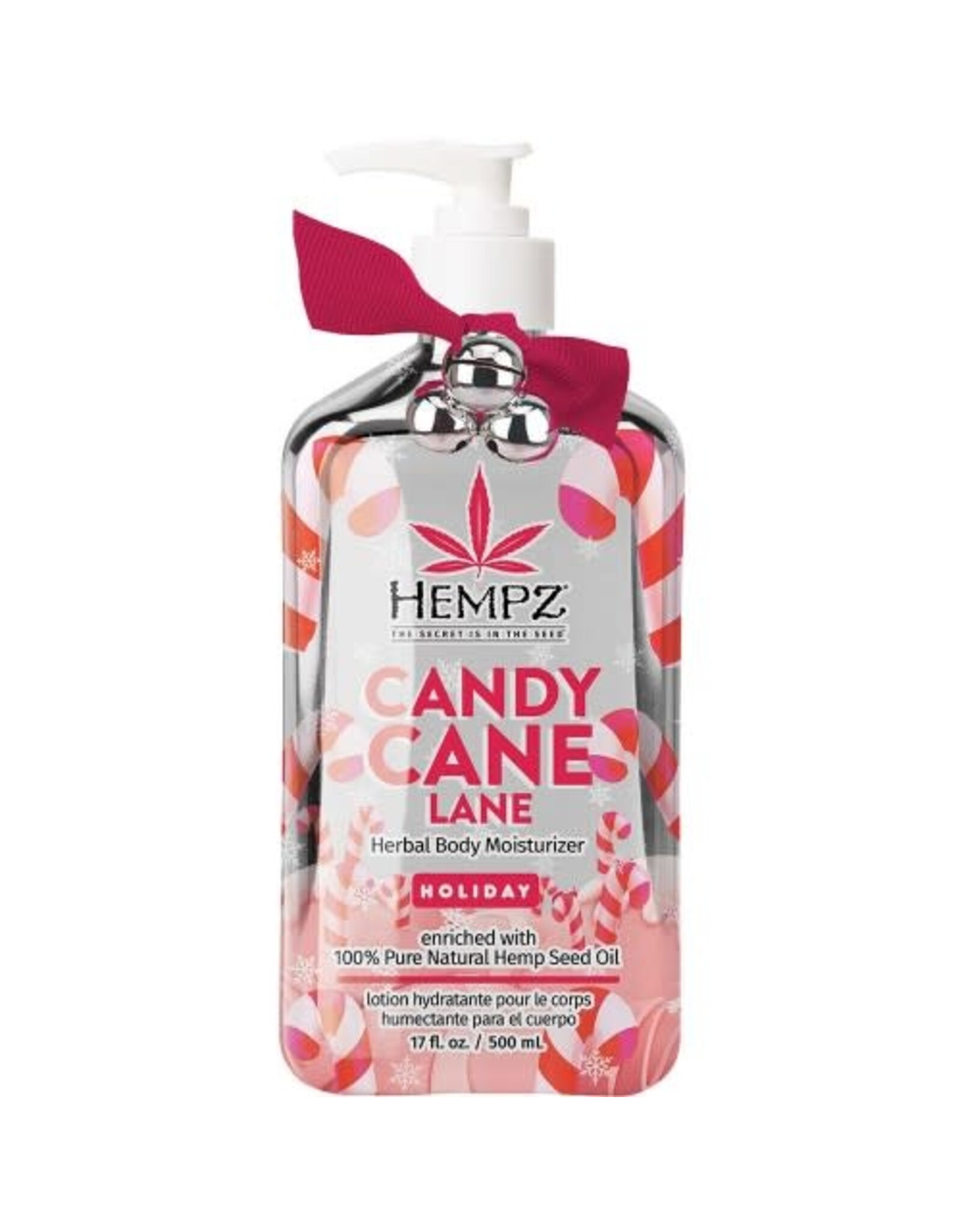 HEMPZ CANDY CANE LANE HERBAL BODY MOISTURIZER 17OZ