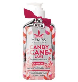 HEMPZ CANDY CANE LANE HERBAL BODY MOISTURIZER 17OZ