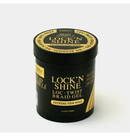 EBIN NEW YORK LOCK' N SHINE LOC TWIST BRAID GEL EXTREME FIRM HOLD 480ML
