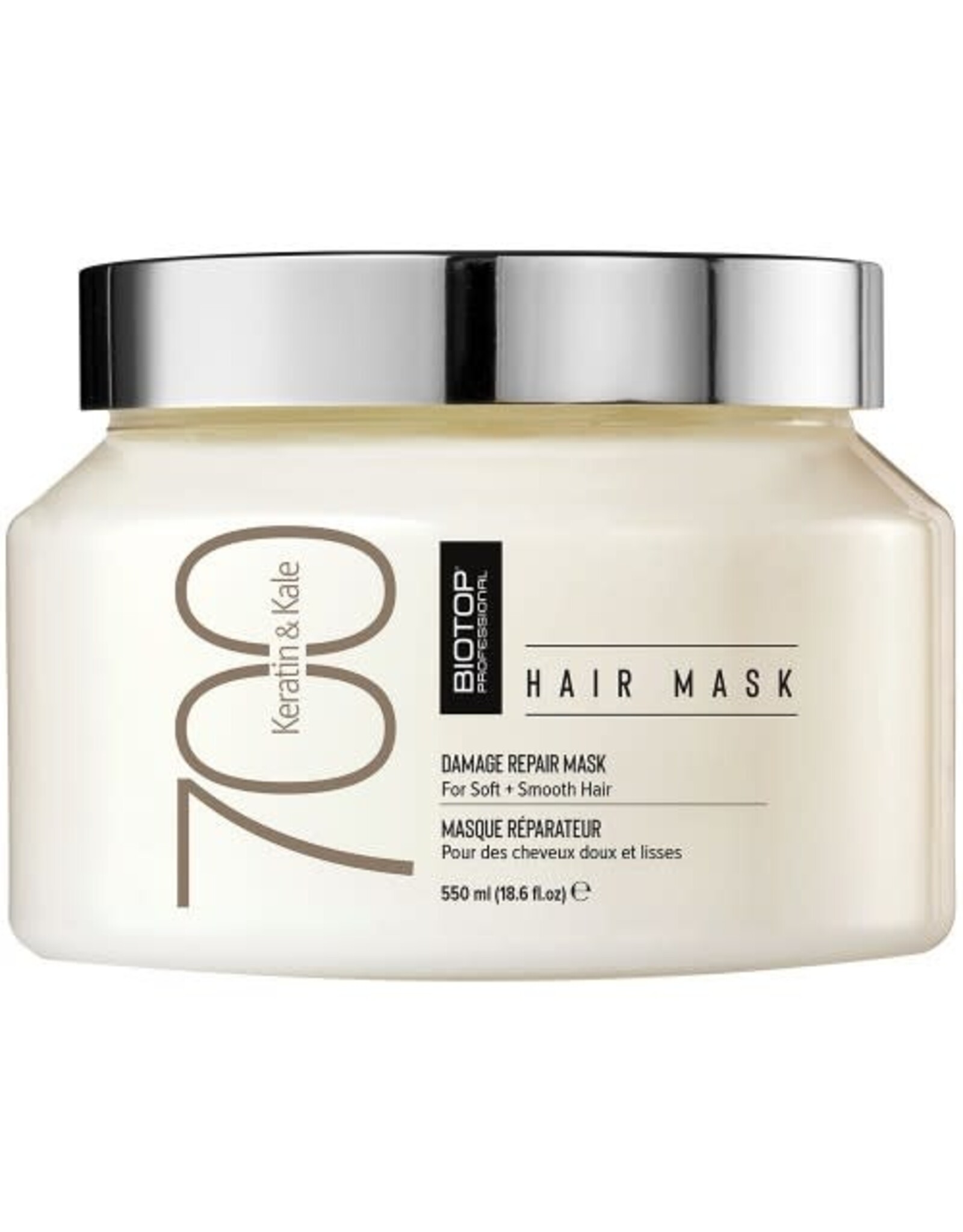 BIOTOP PROFESSIONAL 007 KERATIN & KALE HAIR MASK 550ML