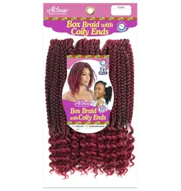 ALITRESS BOX BRAID WITH COILY ENDS