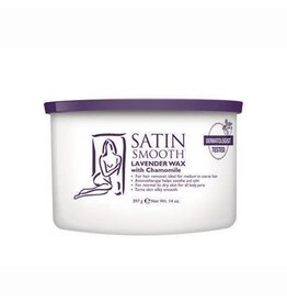 SATIN SMOOTH LAVENDER WAX WITH CHAMOMILE 14OZ