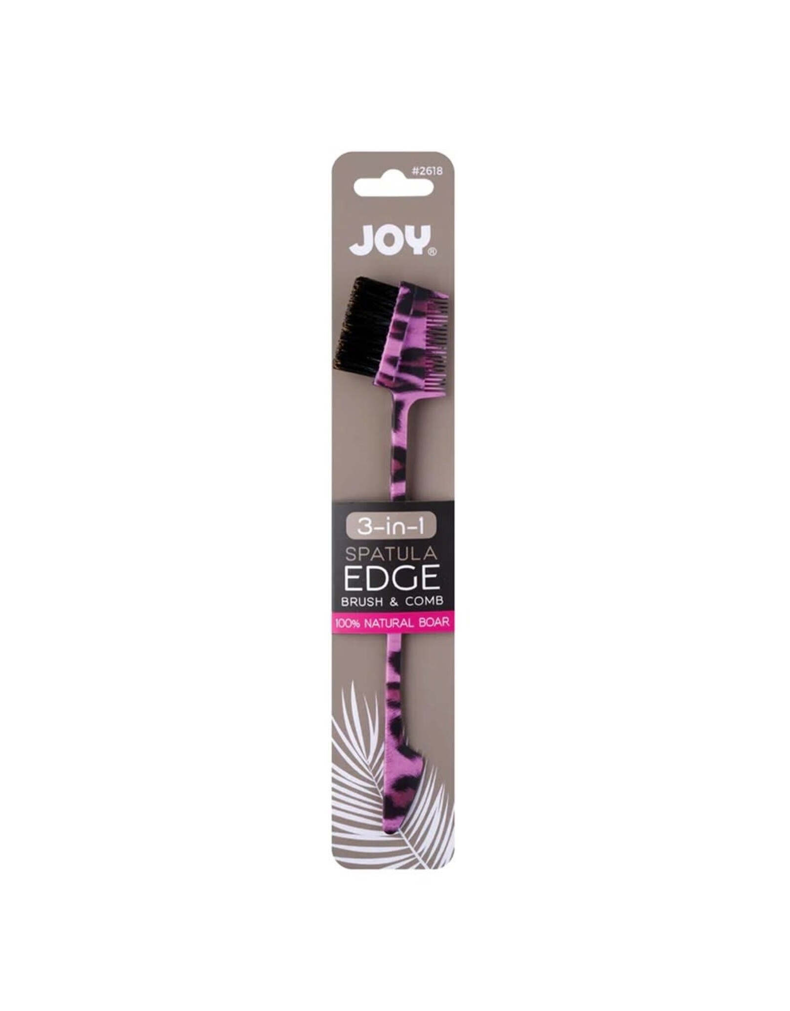 ANNIE JOY 3-IN-1 SPATULA EDGE BRUSH & COMB