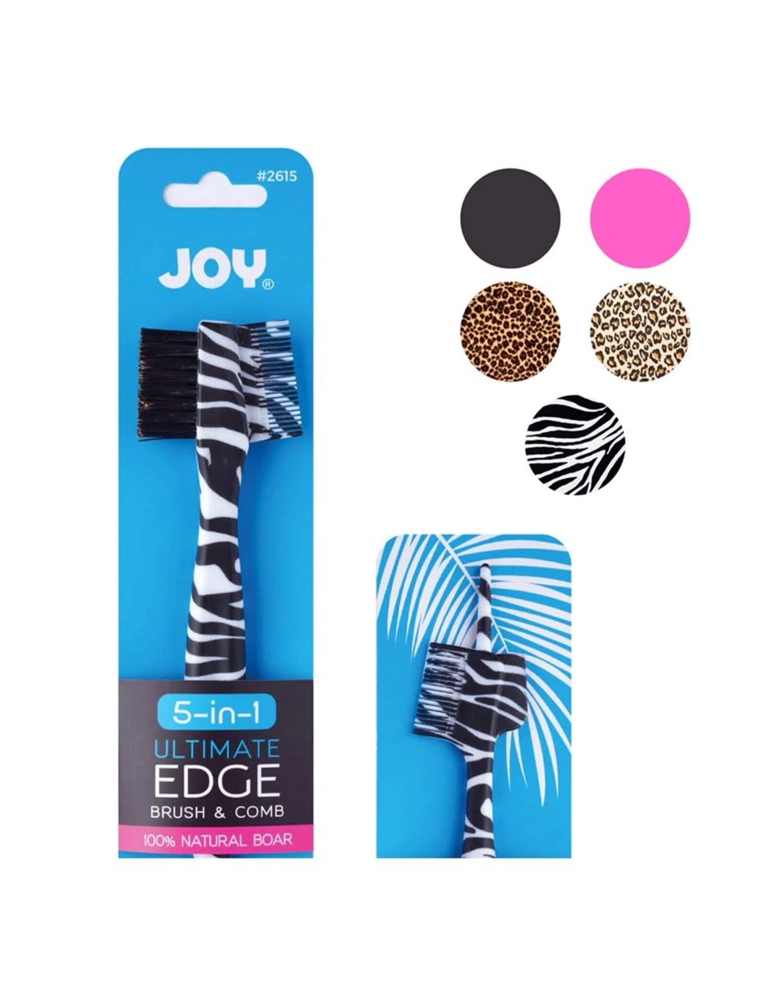 ANNIE JOY 5-IN-1 ULTIMATE EDGE BRUSH & COMB