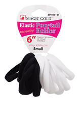 MAGIC SEAMLESS PONYTAIL HOLDER 12PC - SMALL 6"