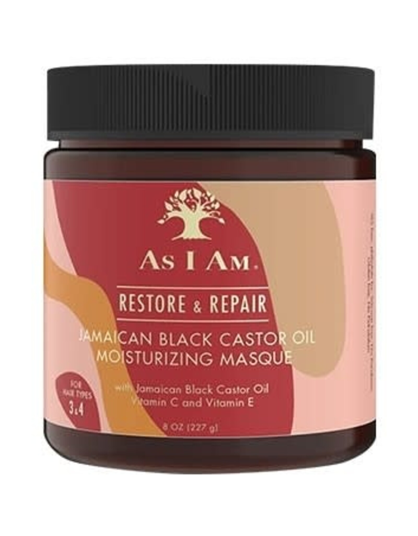 AS I AM JAMAICAN BLACK CASTOR OIL MOISTURIZING MASQUE 8OZ