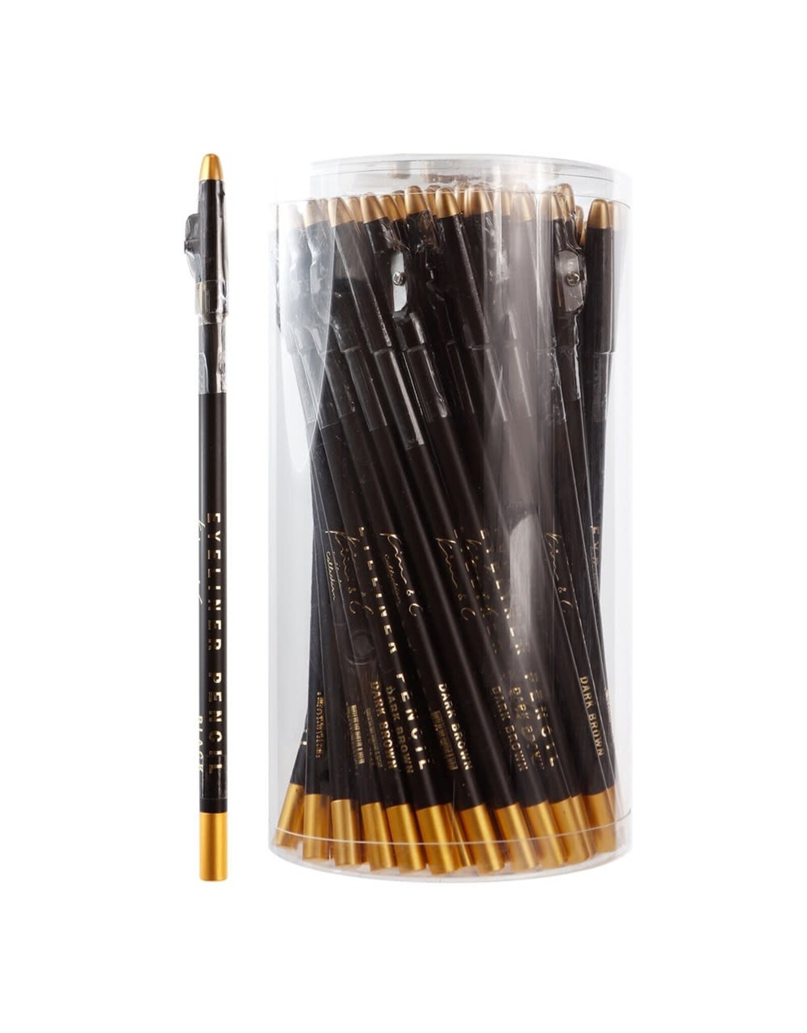 KIM & C LIP & EYELINER PENCIL WITH SHARPENER