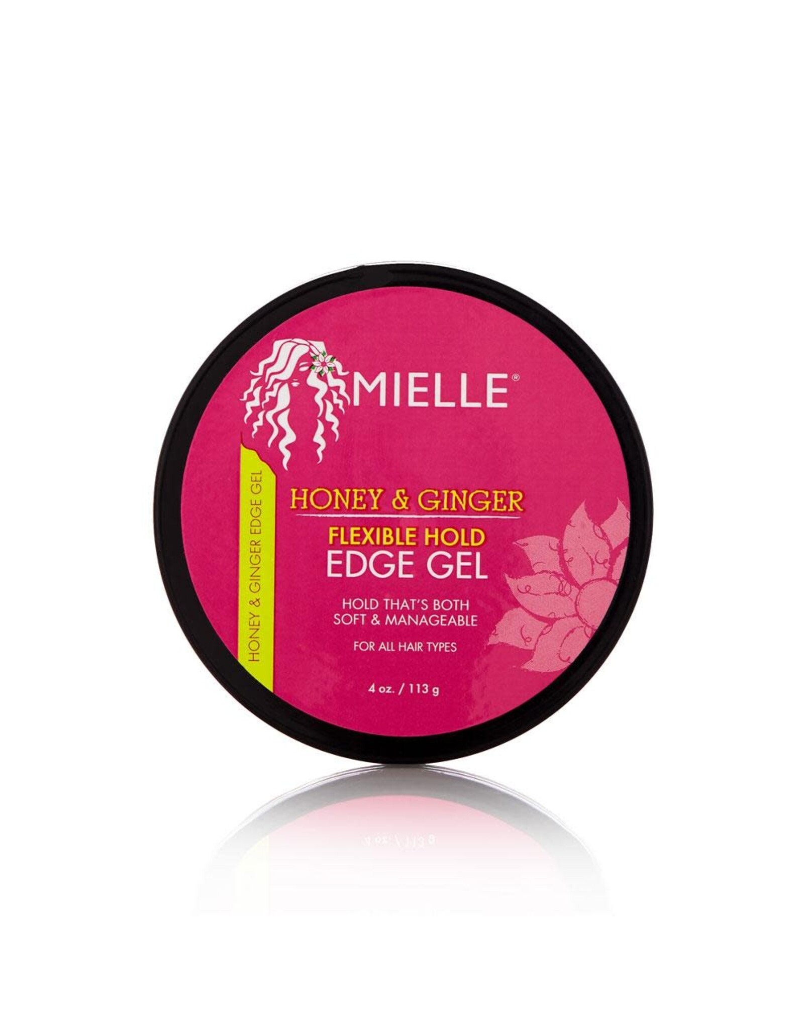MIELLE ORGANICS HONEY & GINGER FLEXIBLE HOLD EDGE GEL 4OZ