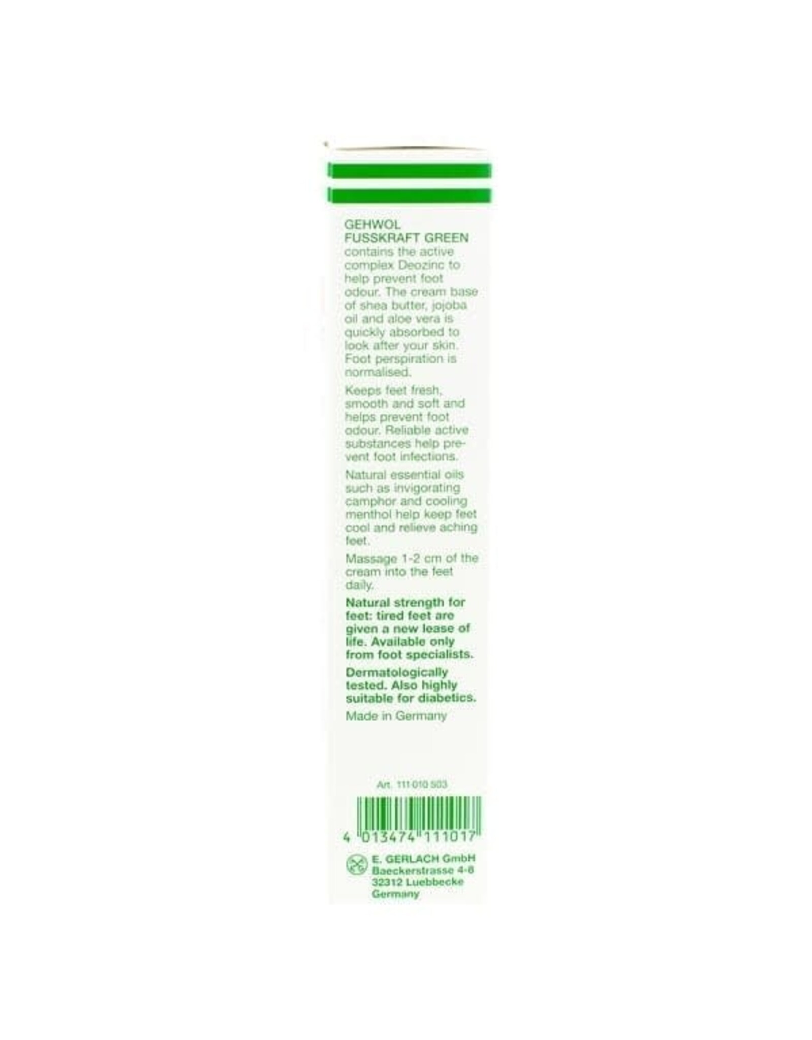 GEHWOL FUSSKRAFT CARE CREAM NORMAL GREEN 75ML