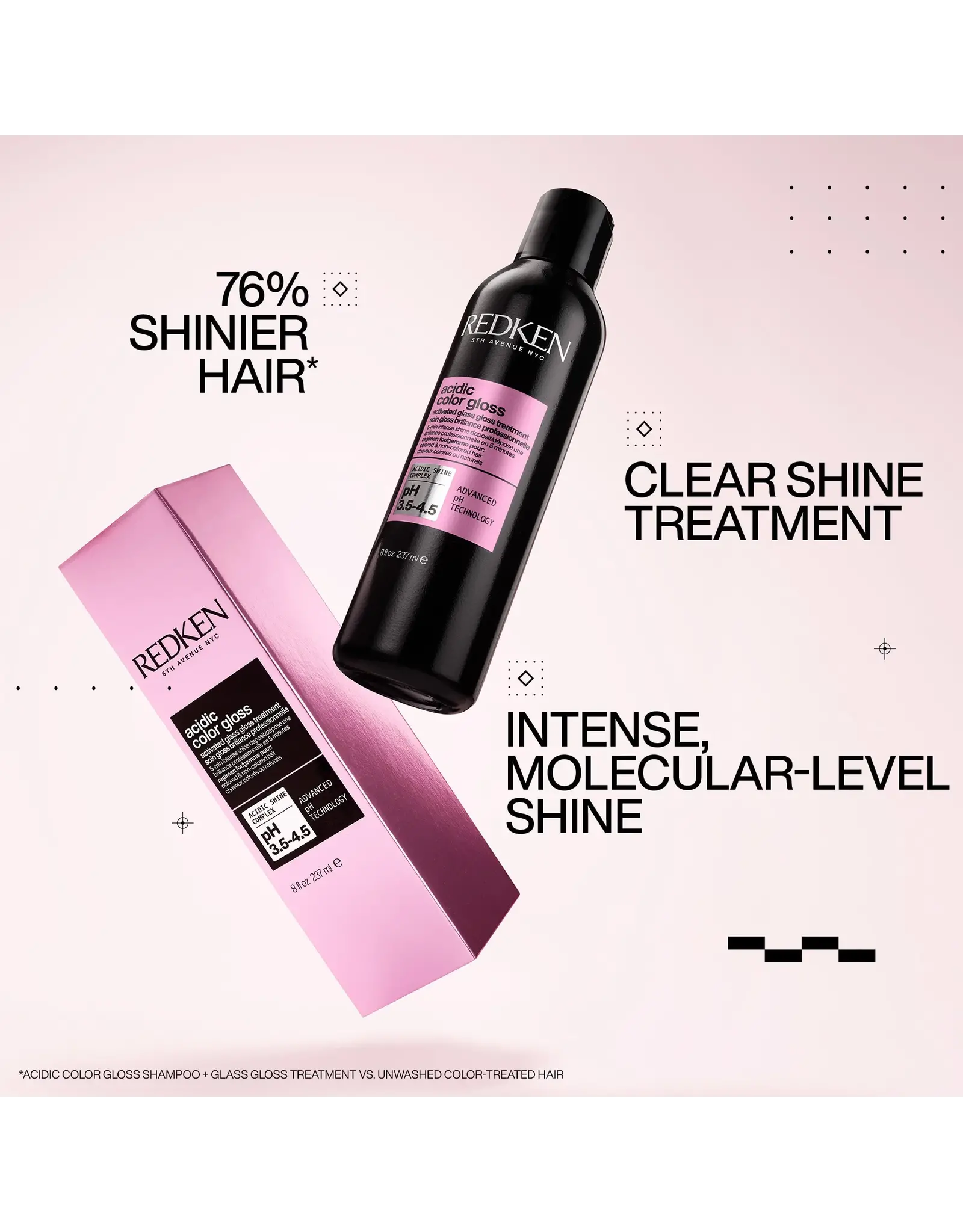 REDKEN ACIDIC COLOR GLOSS  ACTIVATED GLASS GLOSS TREATMENT 237ML