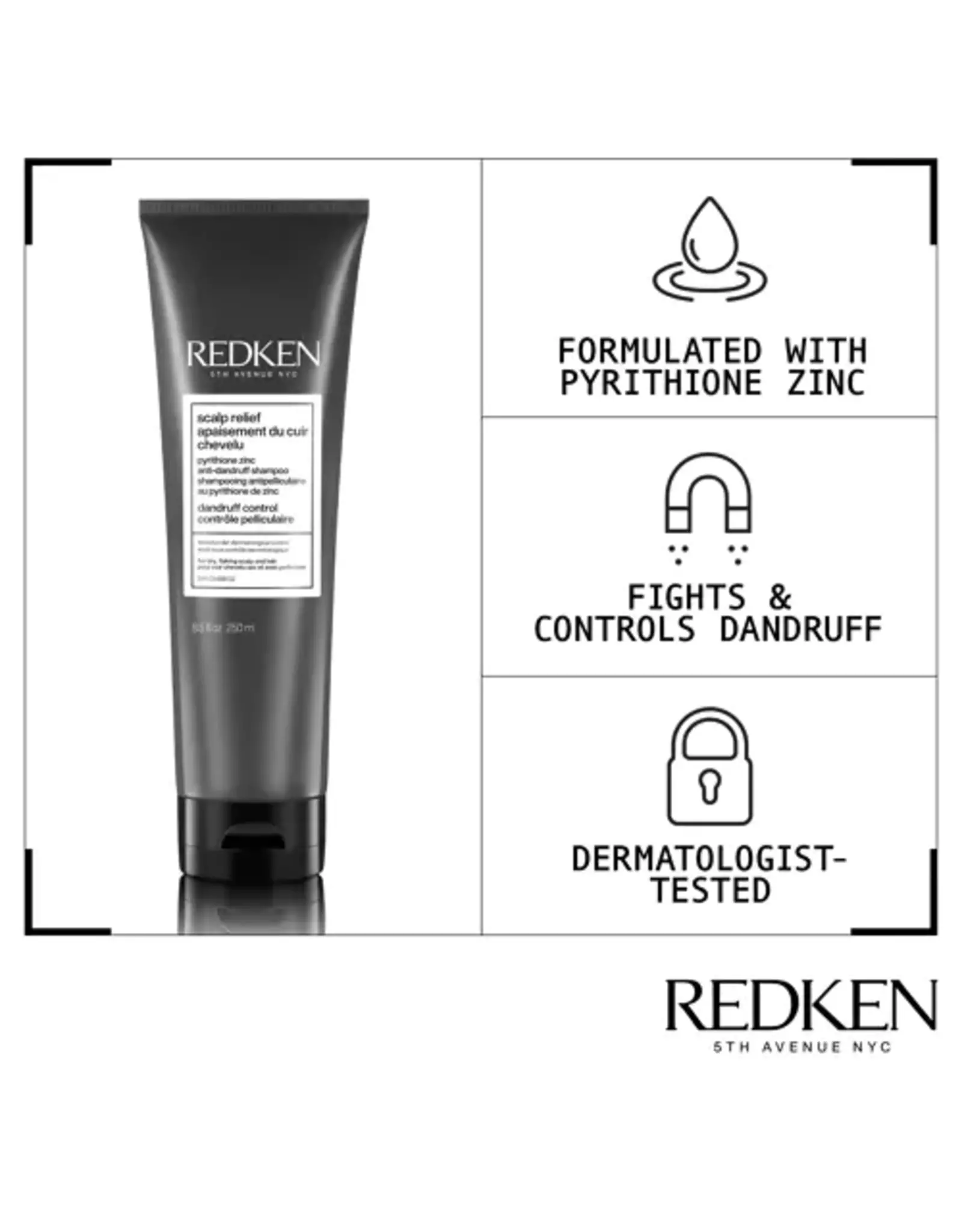 REDKEN SCALP RELIEF DANDRUFF CONTROL SHAMPOO 250ML