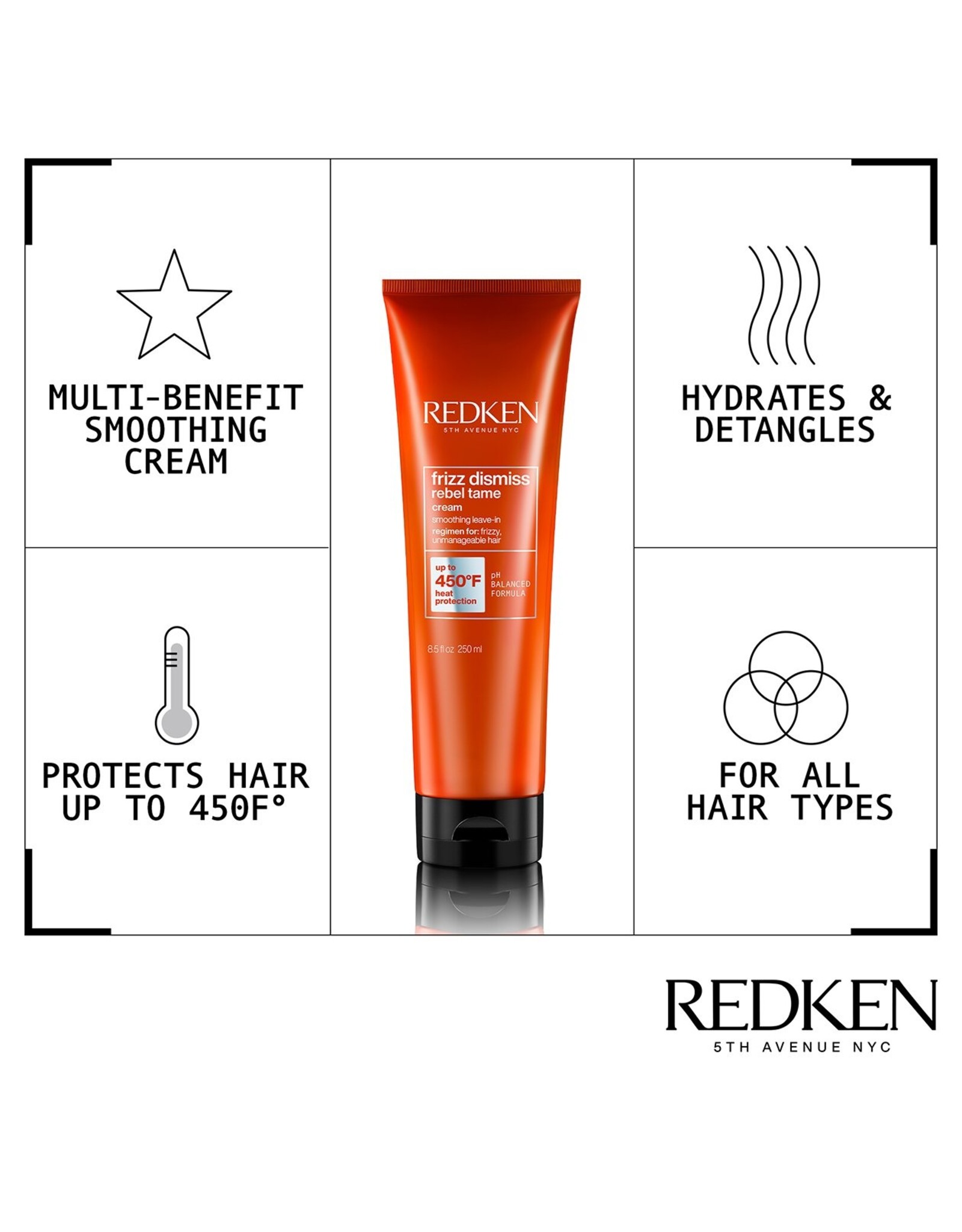 REDKEN FRIZZ DISMISS REBEL TAME 250ML