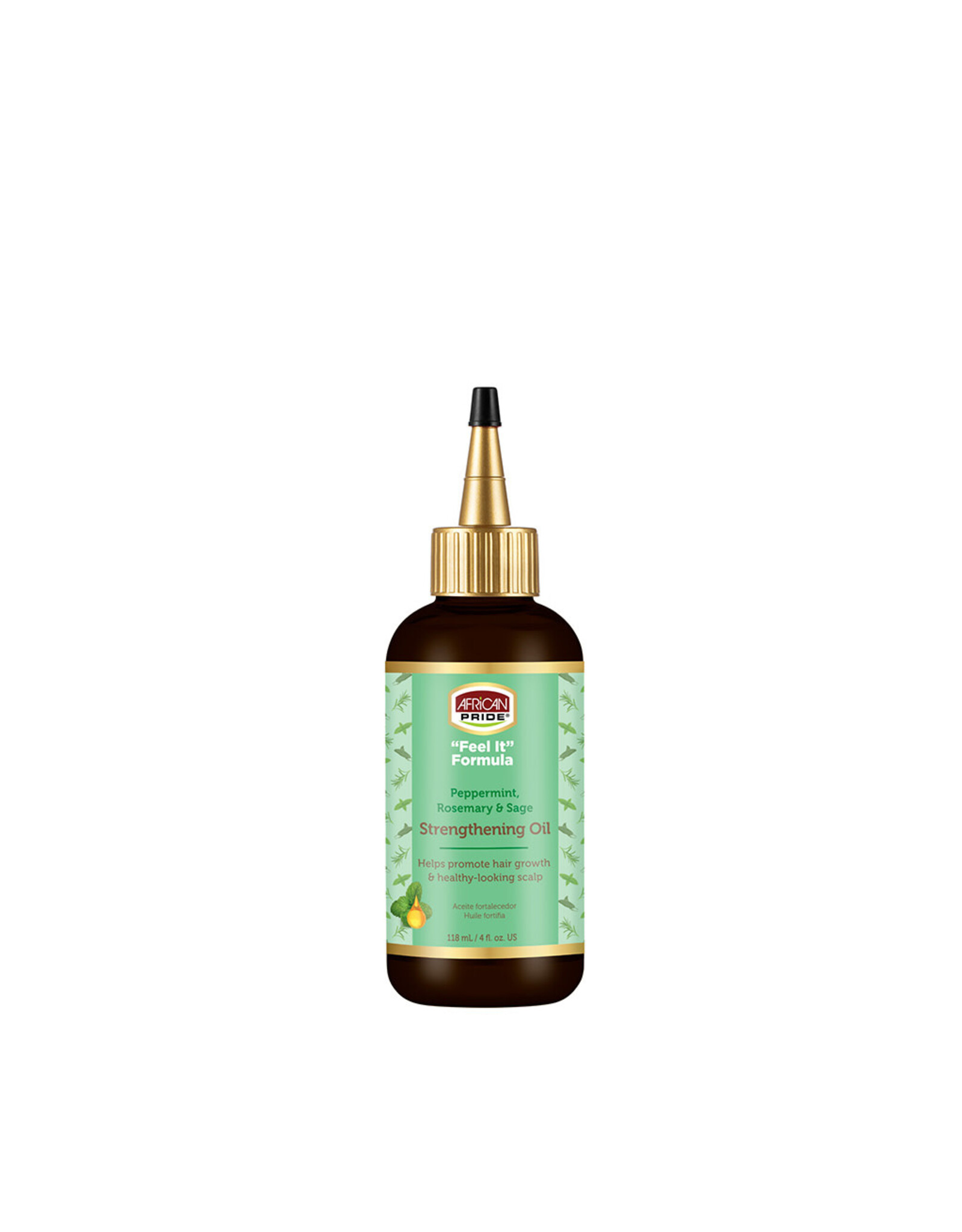 AFRICAN PRIDE "FEEL IT" FORMULA STRENGTHENING OIL 4OZ