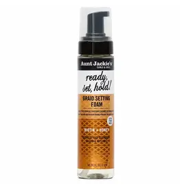 AUNT JACKIE'S BIOTIN + HONEY READY, SET, HOLD! BRAID SETTING FOAM 8.5OZ