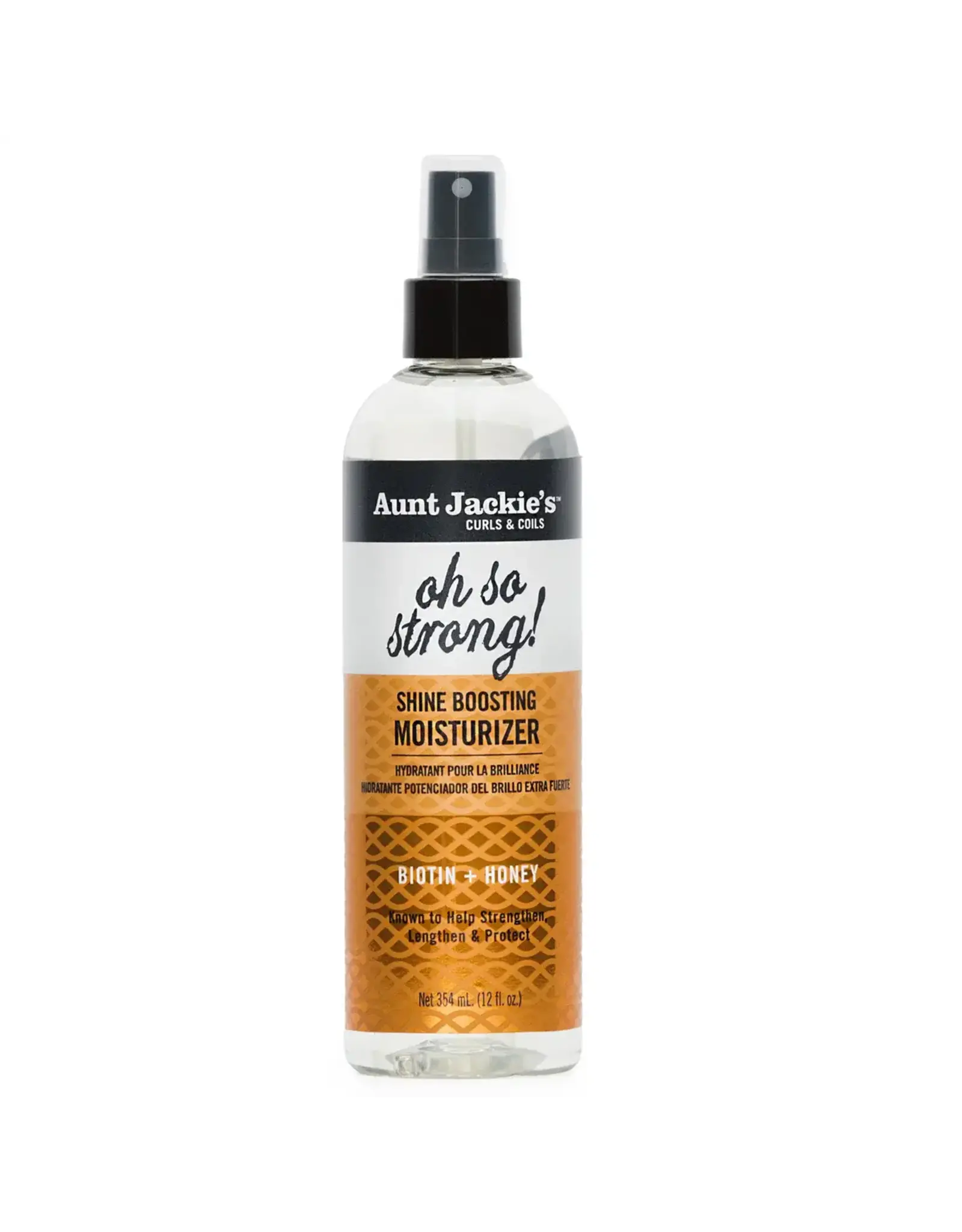 AUNT JACKIE'S BIOTIN + HONEY OH SO STRONG SHINE BOOSTING MOISTURIZER 12OZ
