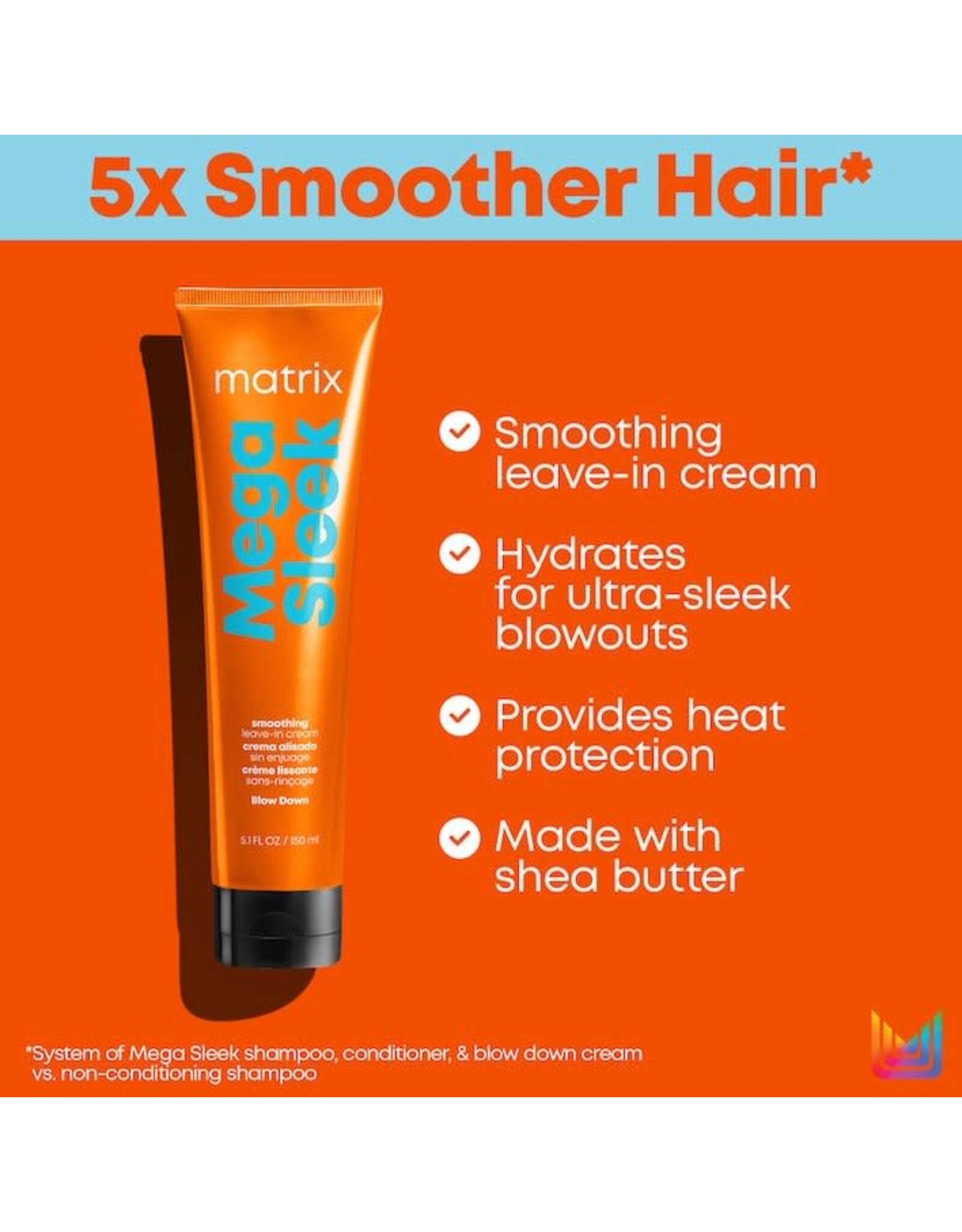 MATRIX TOTAL RESULTS MEGA SLEEK BLOW DOWN 150ML