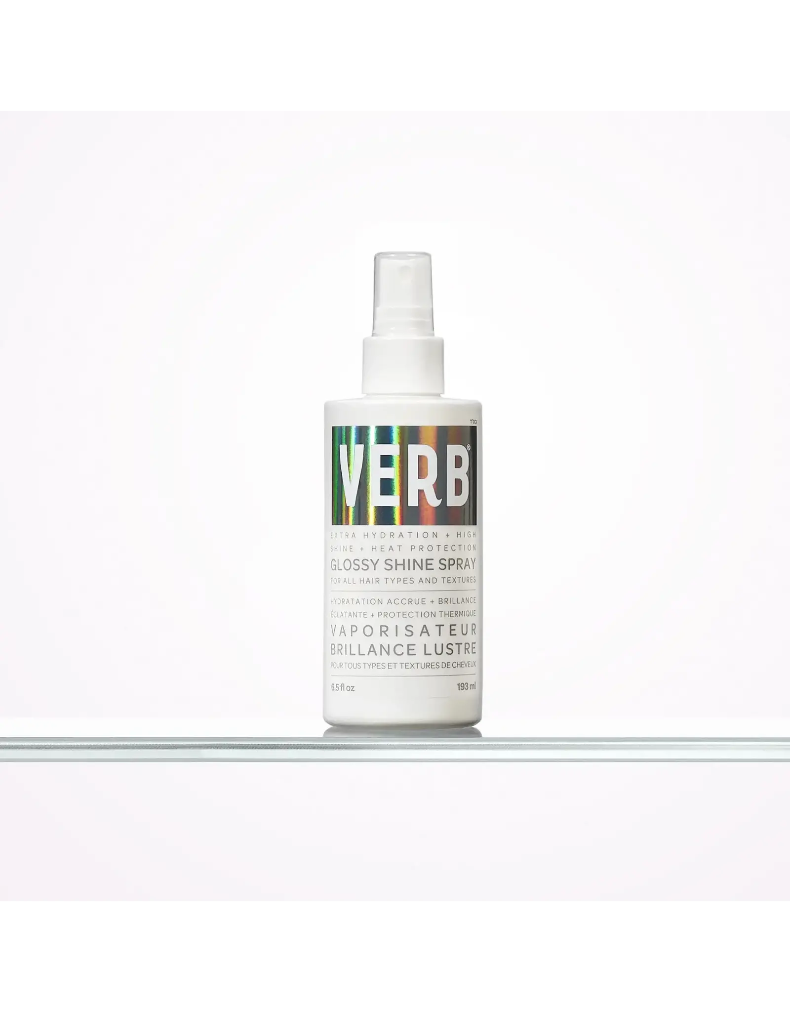 VERB GLOSSY SHINE SPRAY WITH HEAT PROTECITON 6.5OZ