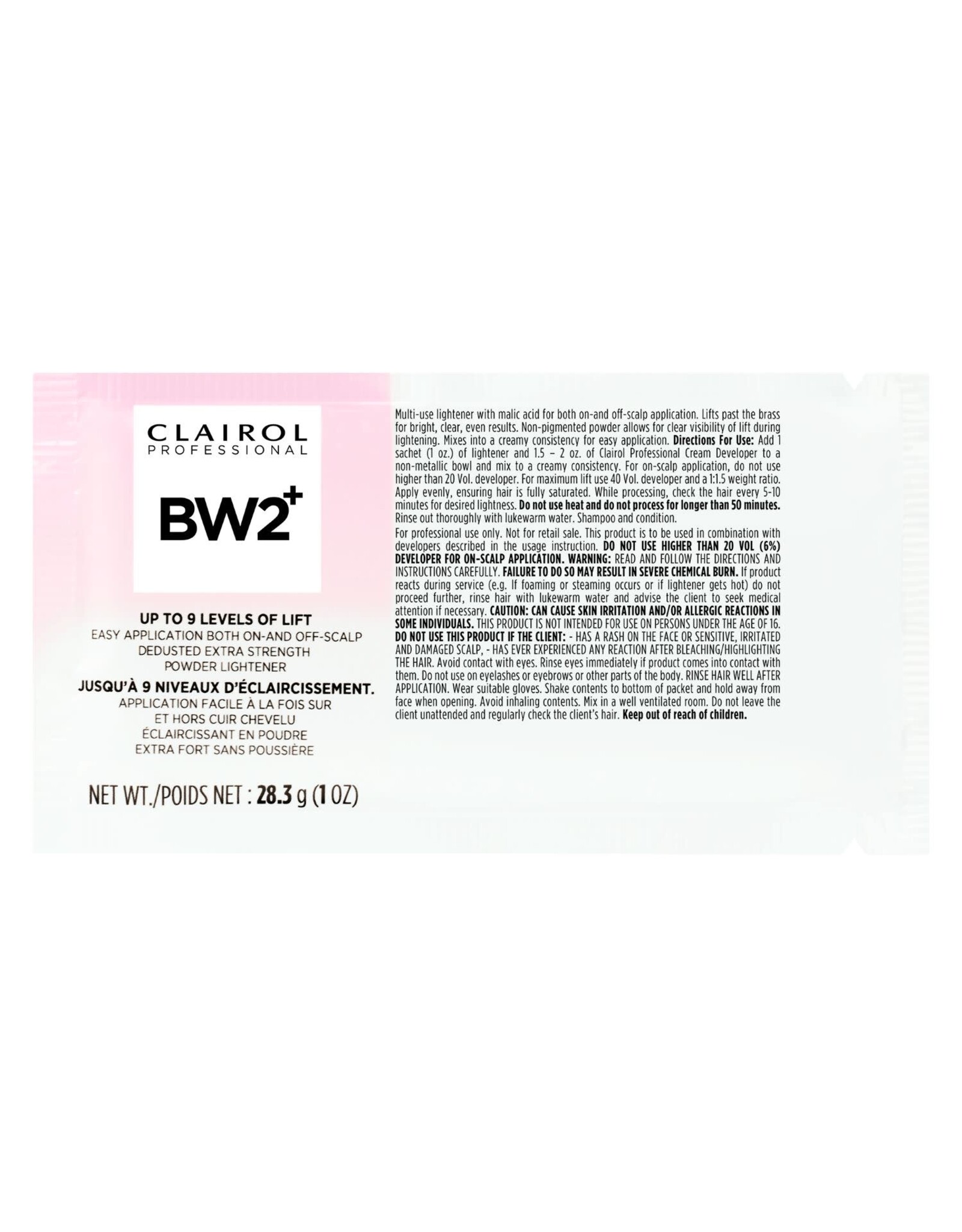 CLAIROL BW2 POWDER LIGHTENER
