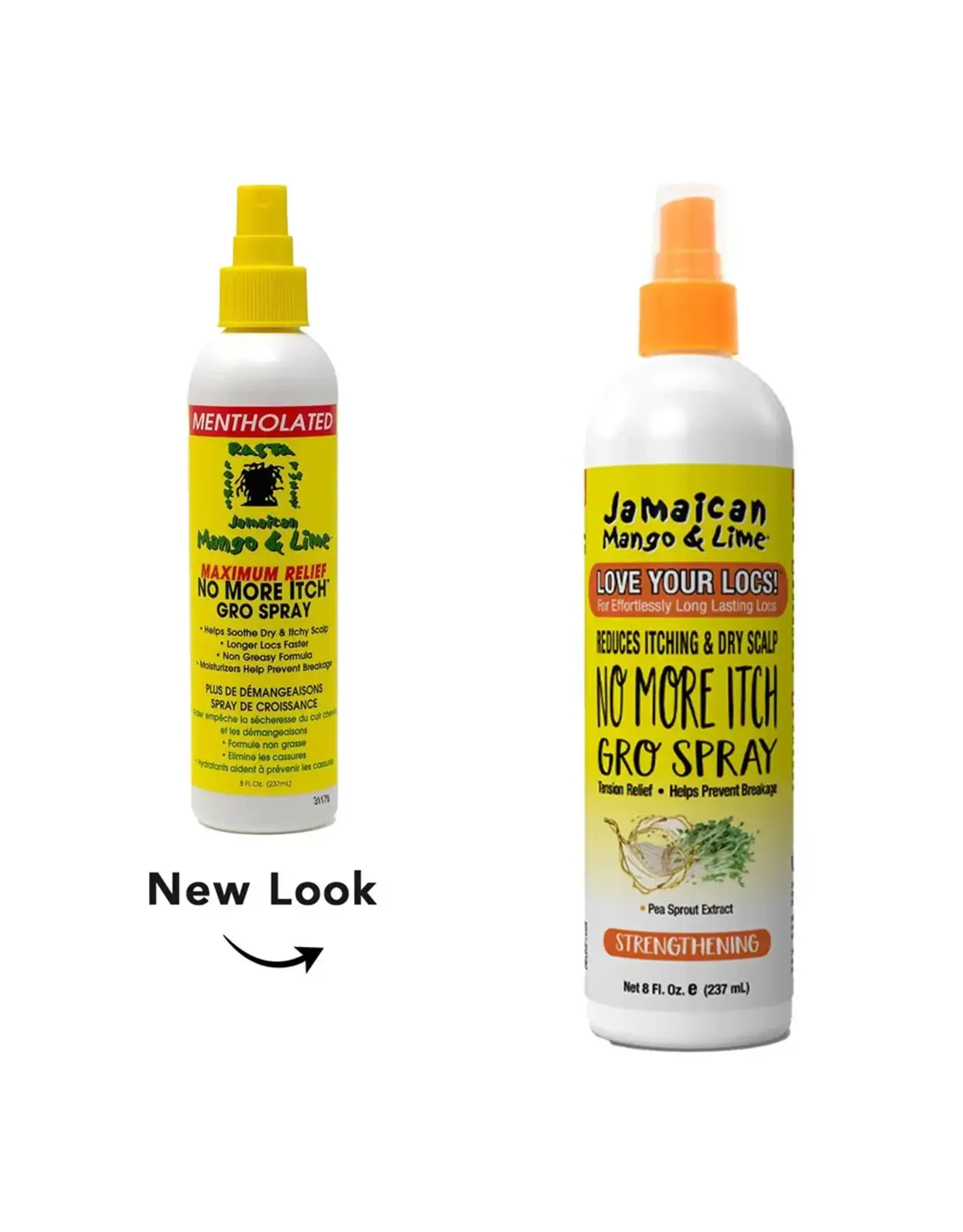JAMAICAN MANGO & LIME MANGO & LIME NO MORE ITCH GRO SPRAY 8OZ