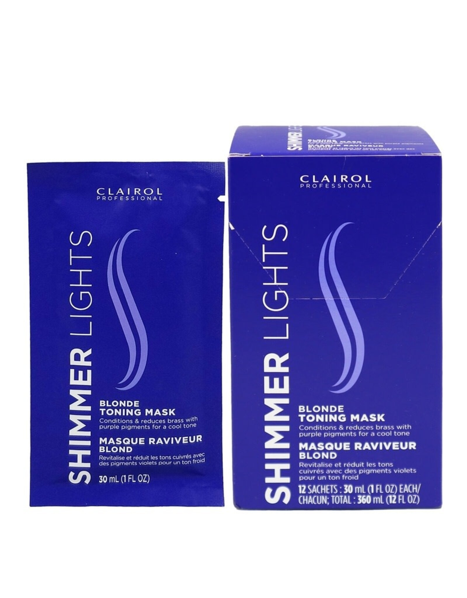 CLAIROL SHIMMER LIGHTS VIOLET TONING MASK