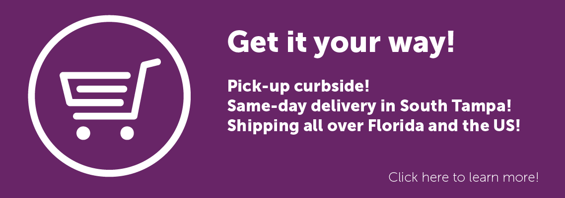 Pick up! Shipping! Delivery! Shop us Online!