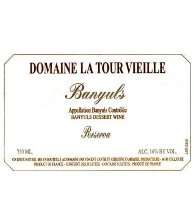 Domaine la Tour Vielle Banyuls Reserva (2008)
