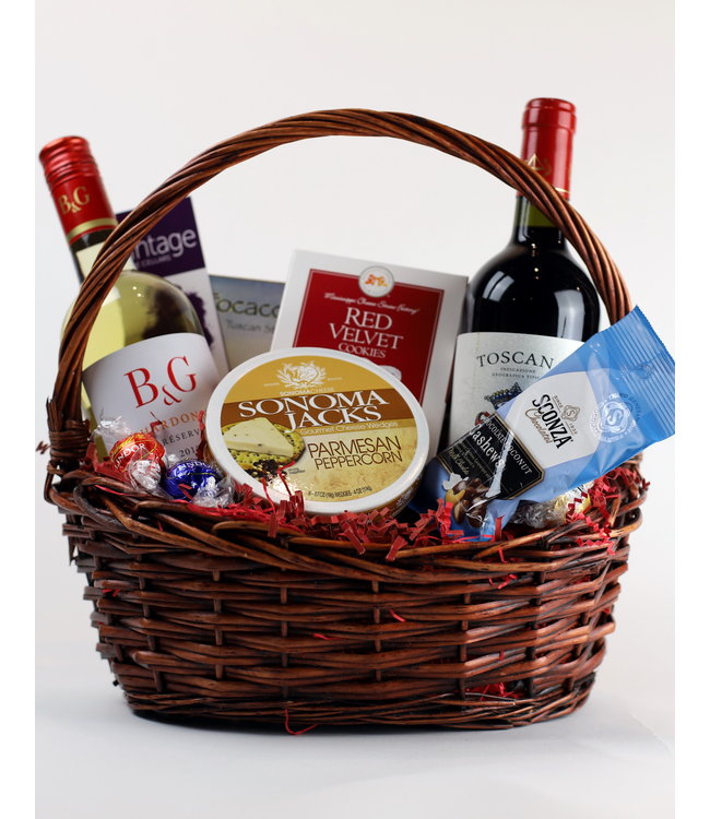 Simply Sonoma Gift Basket Vintage Wine Cellars