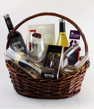 Vintage Wine Cellars Wine Essentials Gift Basket