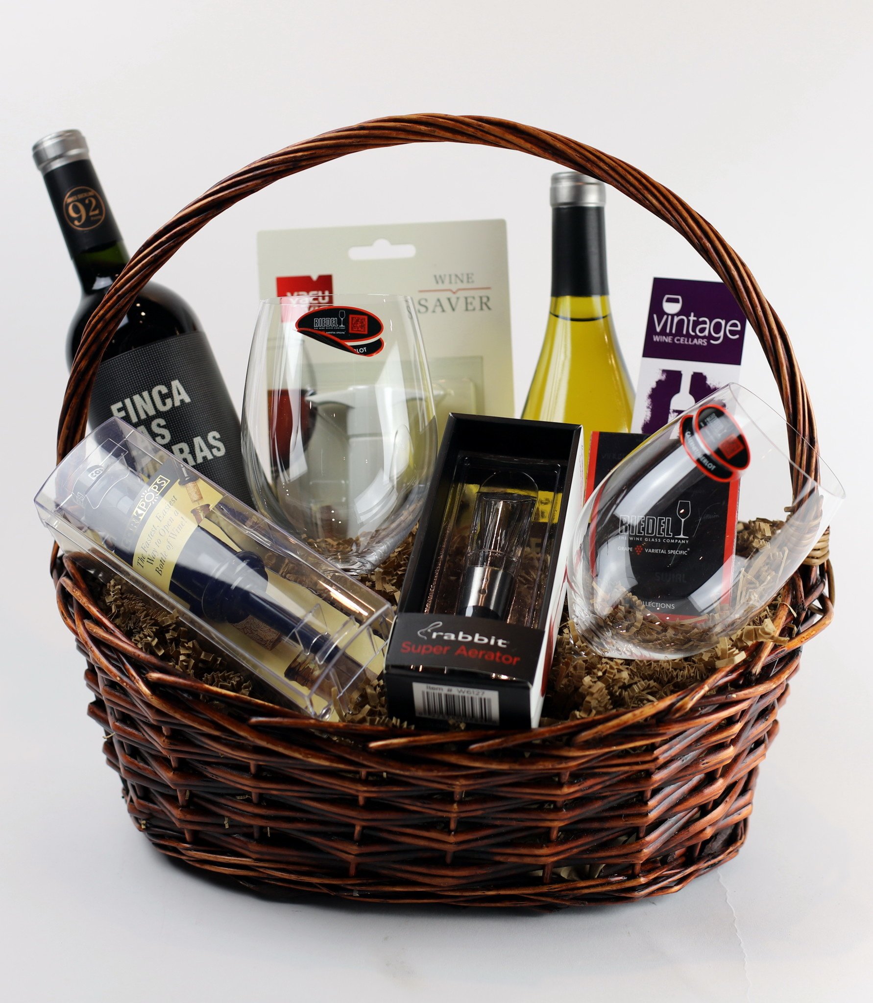 Wine Essentials Gift Basket - Vintage Wine Cellars