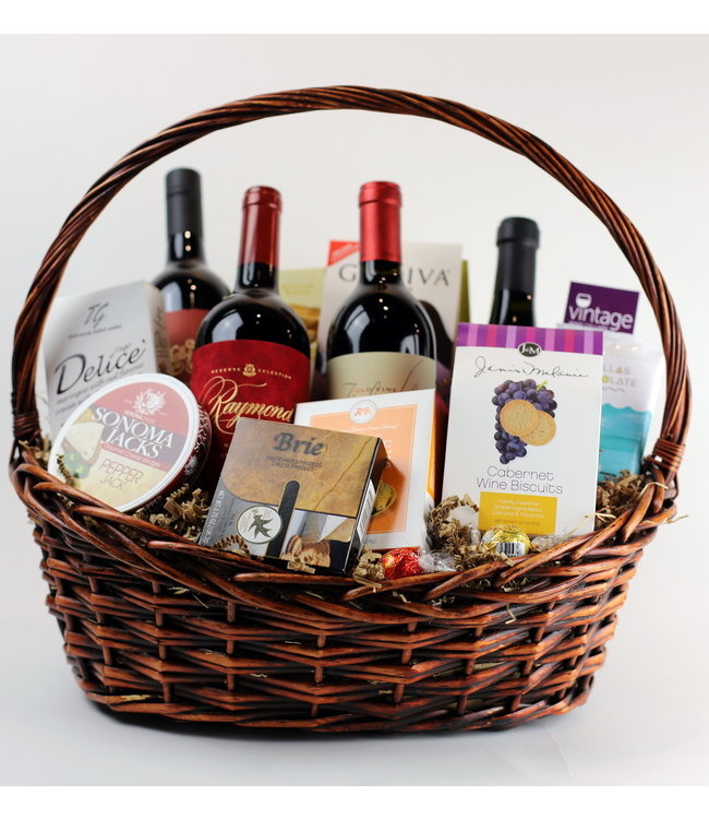 Happy Passover Wine & Matzo Wood Keepsake Gift Set | Swerseys Chocolate