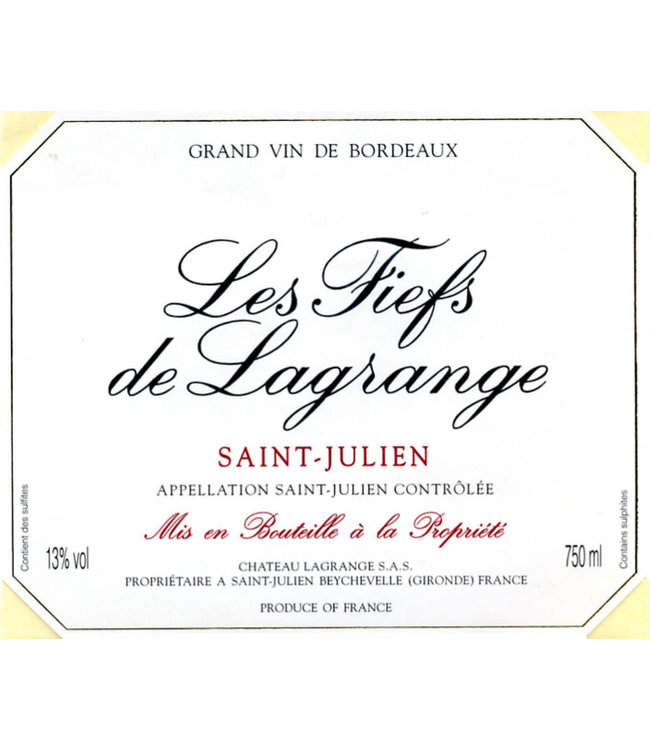 Les Fiefs de Lagrange Saint-Julien (2016)