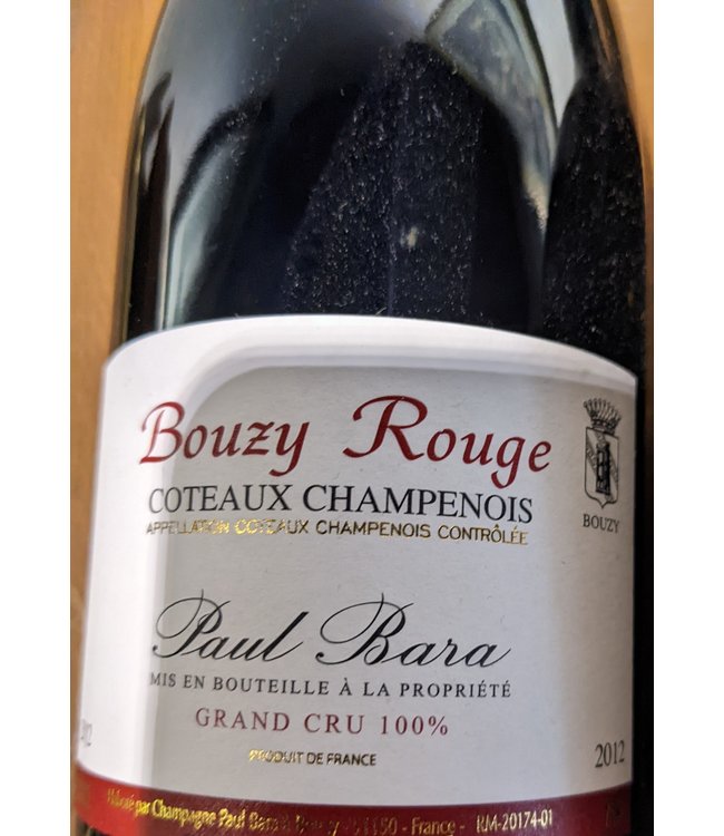 Paul Bara Coteaux Champenois Bouzy Rouge Grand Cru (2012)