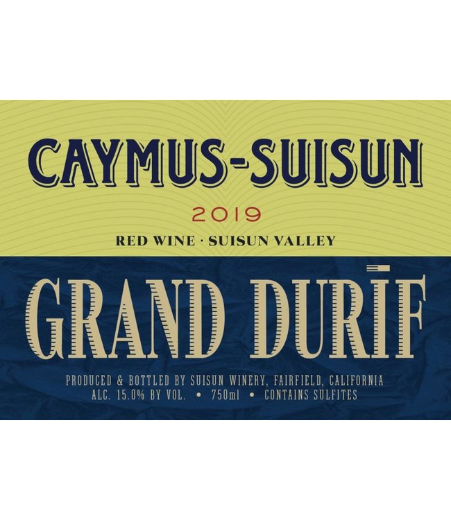 Caymus-Suisun Grand Durif (2019)