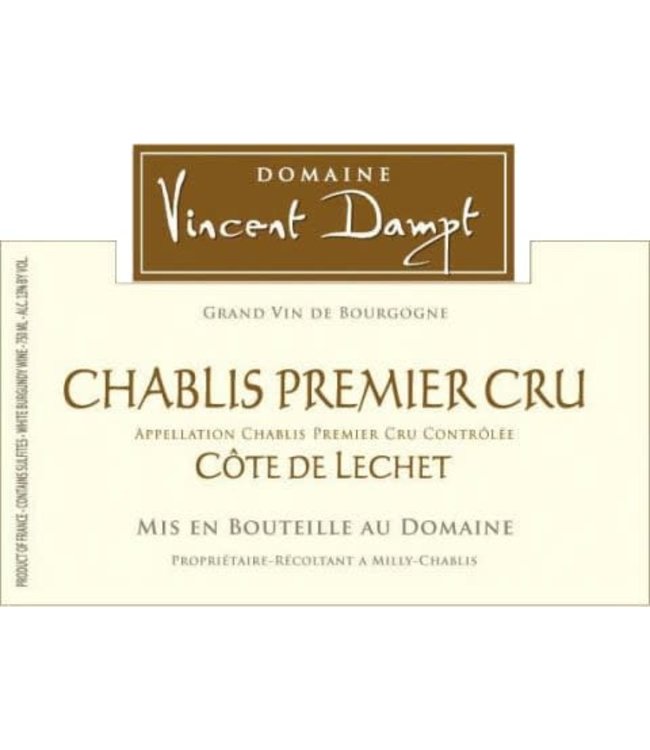 Vincent Dampt Chablis Côte de Léchet 1er Cru (2020)